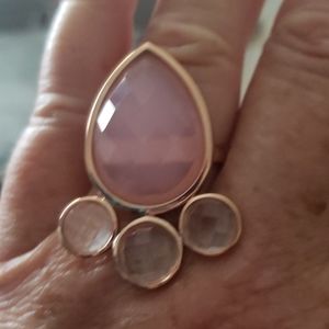 Hespera Pink Quartz & White Sapphire